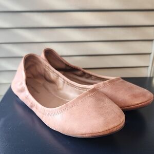 Lucky Brand Emmie Ballet Flats Shoes Light Brown